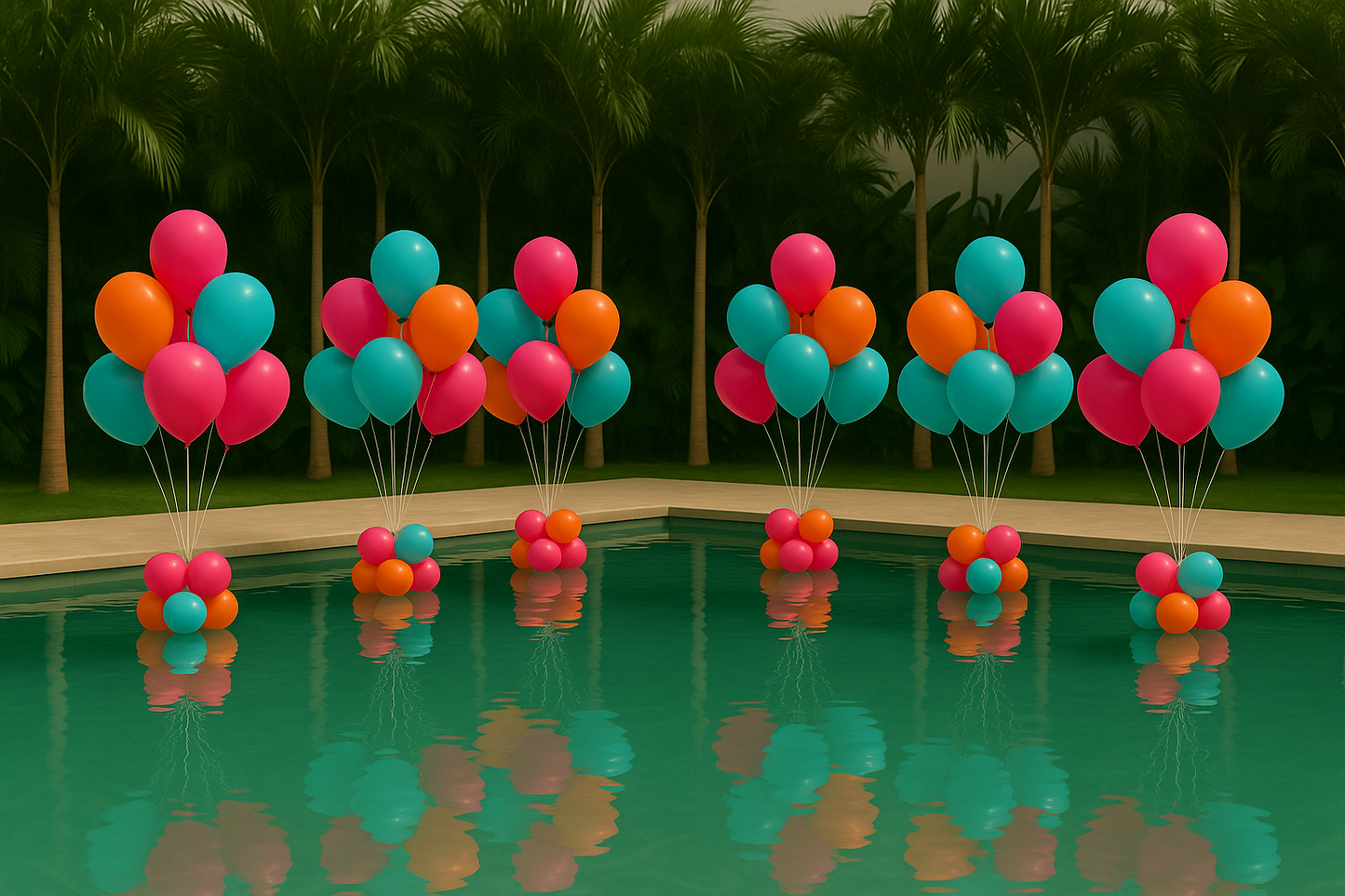 BALLOON FOUNTAINS [SET OF 6]