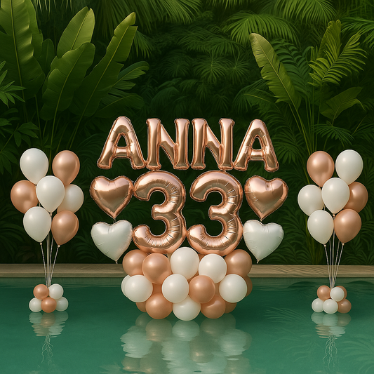 BALLOON TOWER & FOUNTAINS [NAME] + [AGE]
